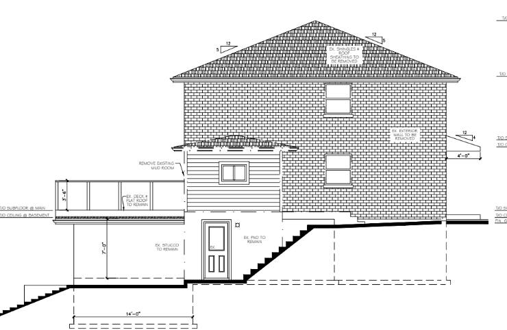 Ravine addition rescued from failed permit application